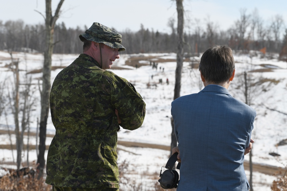 Canadian Armed Forces Train on Camp Ripley