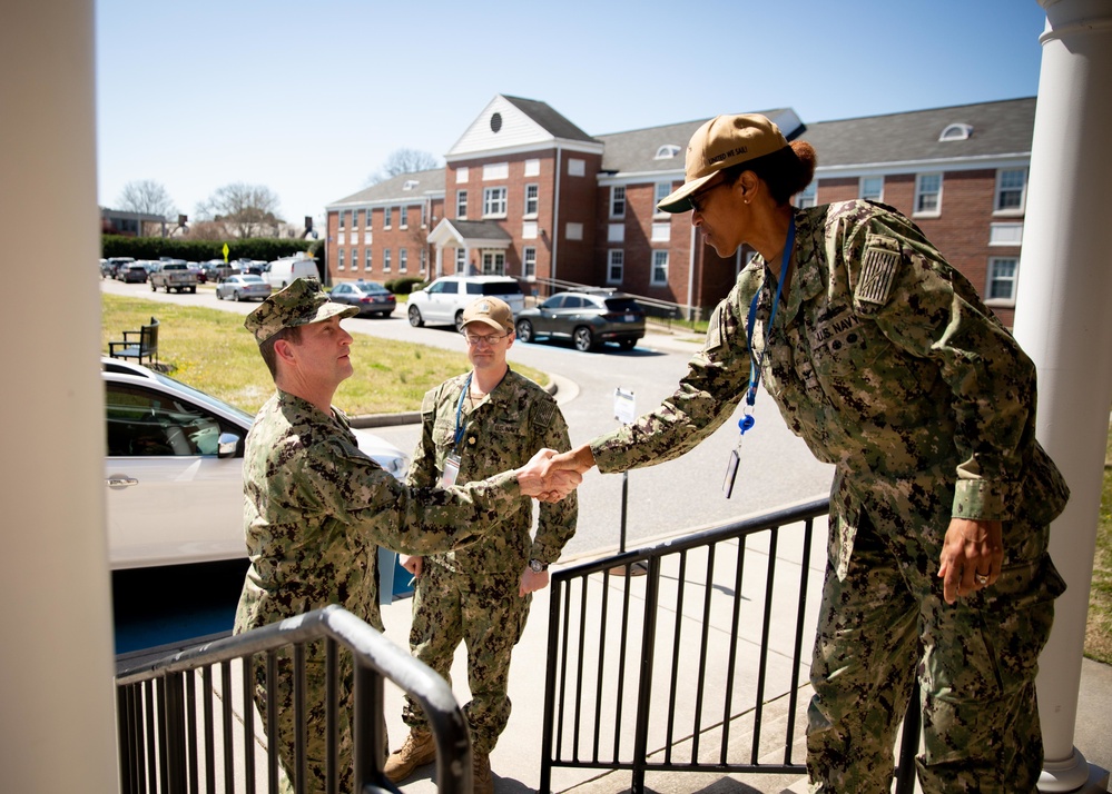 Rear Admiral Mark Melson MSC Visit