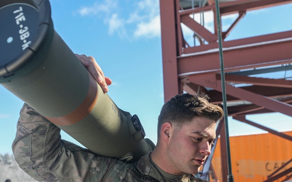 Carrying artillery