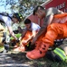 First responders react during base exercise