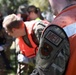 First responders react during base exercise