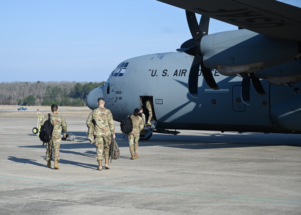 Inspiring the next generation: LRAFB Airmen host ROTC orientation in Alabama