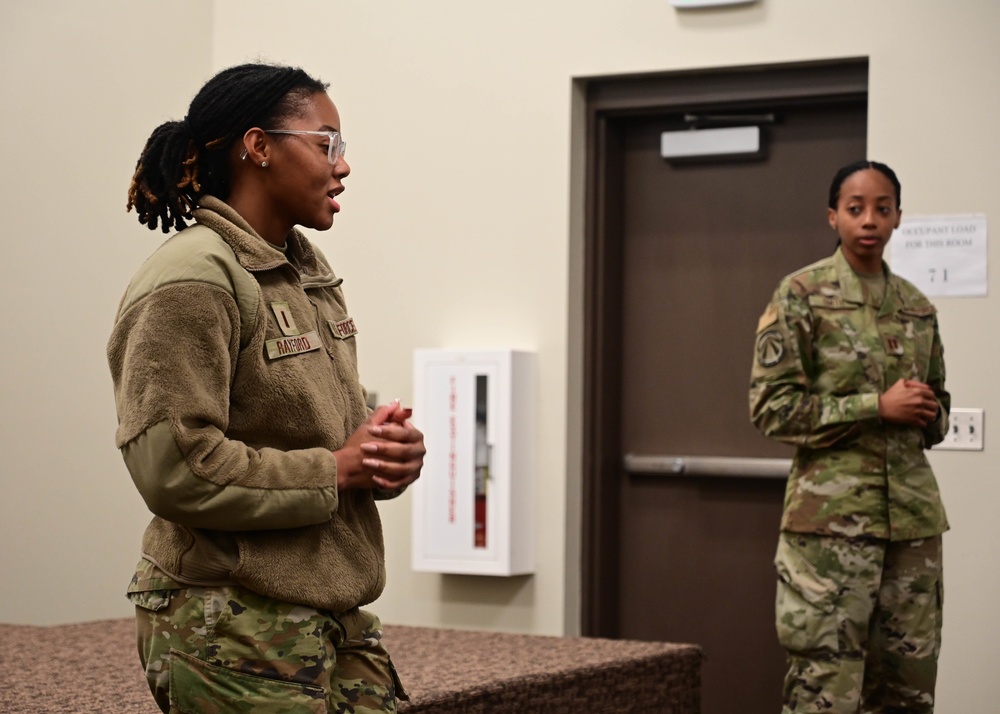 Inspiring the next generation: LRAFB Airmen host ROTC orientation in Alabama