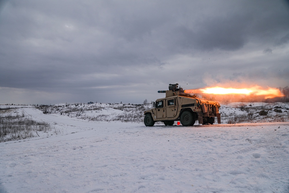 TOW missile firing TOW missile firing
