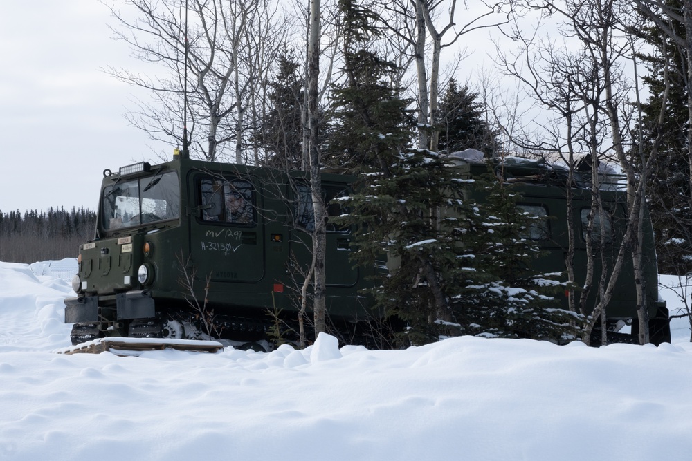 Small Unit Support Vehicle in the Woods