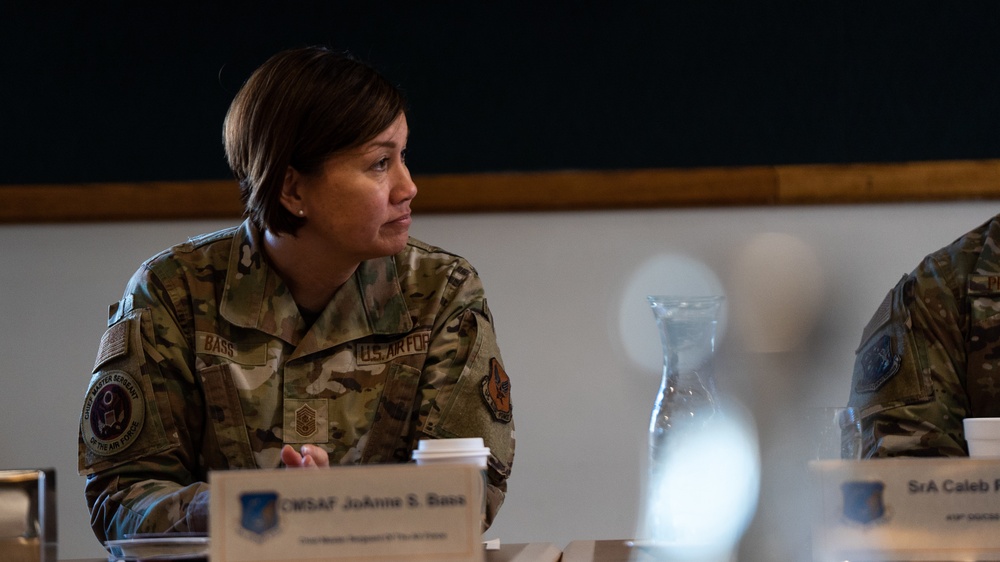 CMSAF speaks with Airmen during visit to Hill AFB