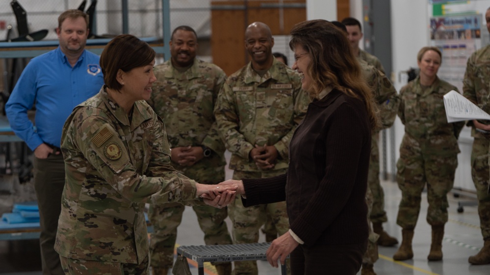 CMSAF speaks with Airmen during visit to Hill AFB