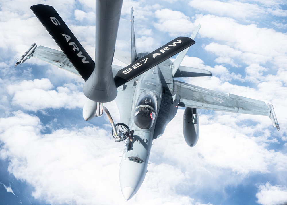 MacDill supports CONR-1AF, Operation Noble Defender with aerial refueling