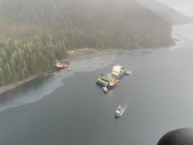 Coast Guard, Alaska Department of Environmental Conservation, and Western Towboat respond to tug grounding in Neva Strait, Alaska