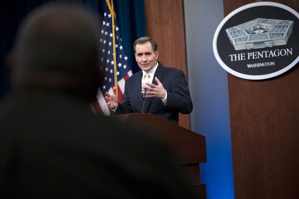 Pentagon Spokesman Holds Press Briefing