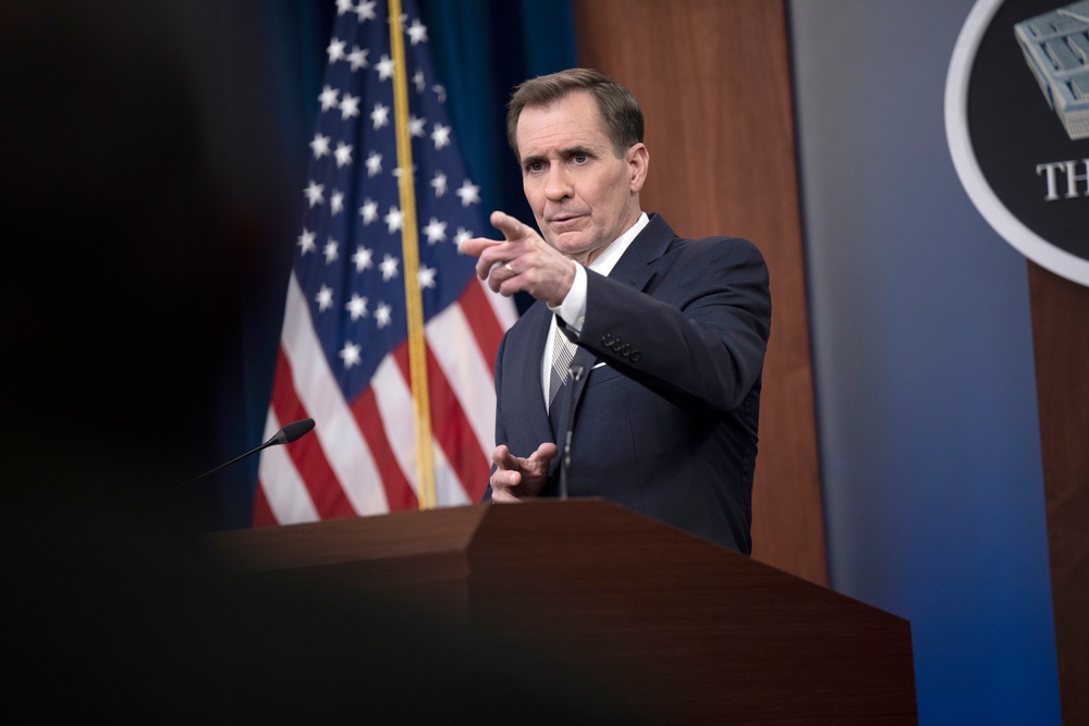 Pentagon Spokesman Holds Press Briefing