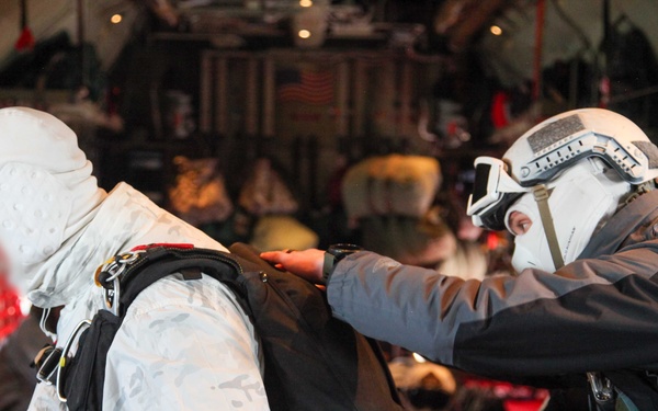 Navy SEALs HALO over Arctic Circle