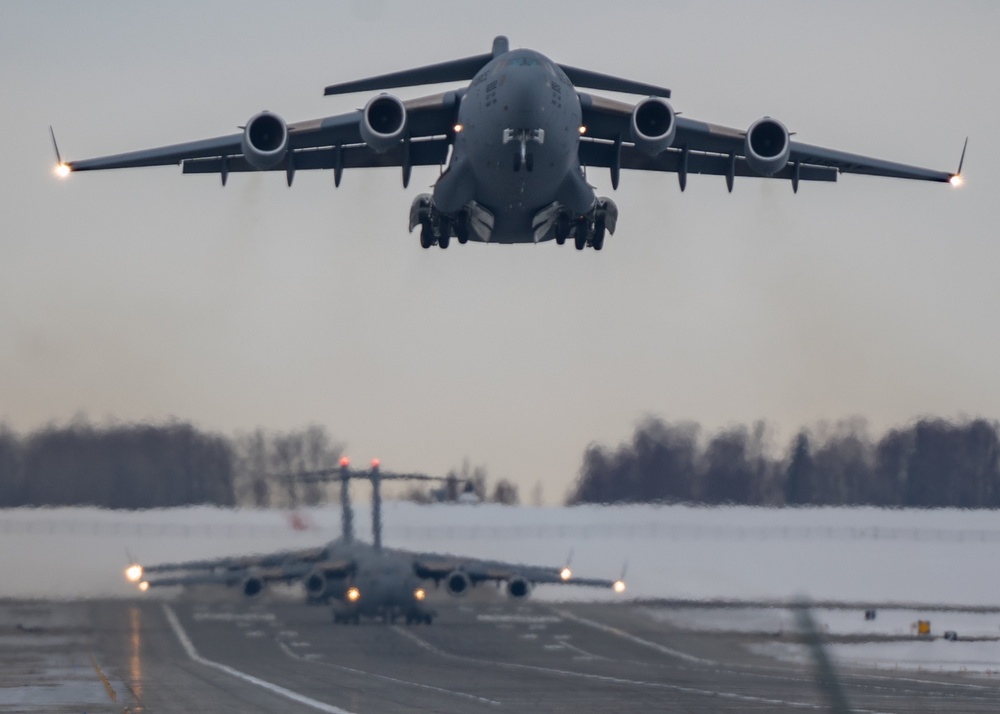 Exercise Rainer War 22A Globemaster III flights