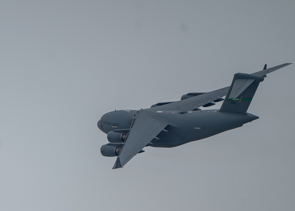 Exercise Rainer War 22A Globemaster III flights