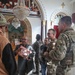 U.S Army chaplains visit an Orthodox church in Northeast Syria