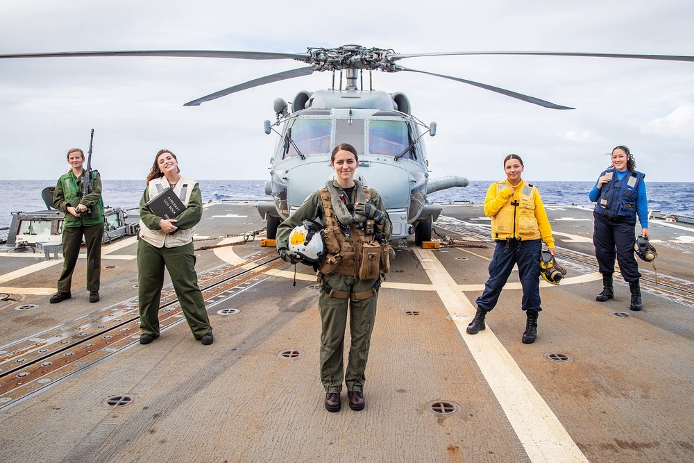 USS Dewey, HSM-51 Sailors Celebrate Women's History Month