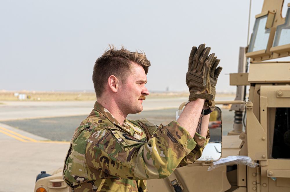 Airmen and Soldiers work jointly during Operation Agile Spartan II