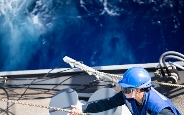 USS Dewey RAS with USNS John Ericsson