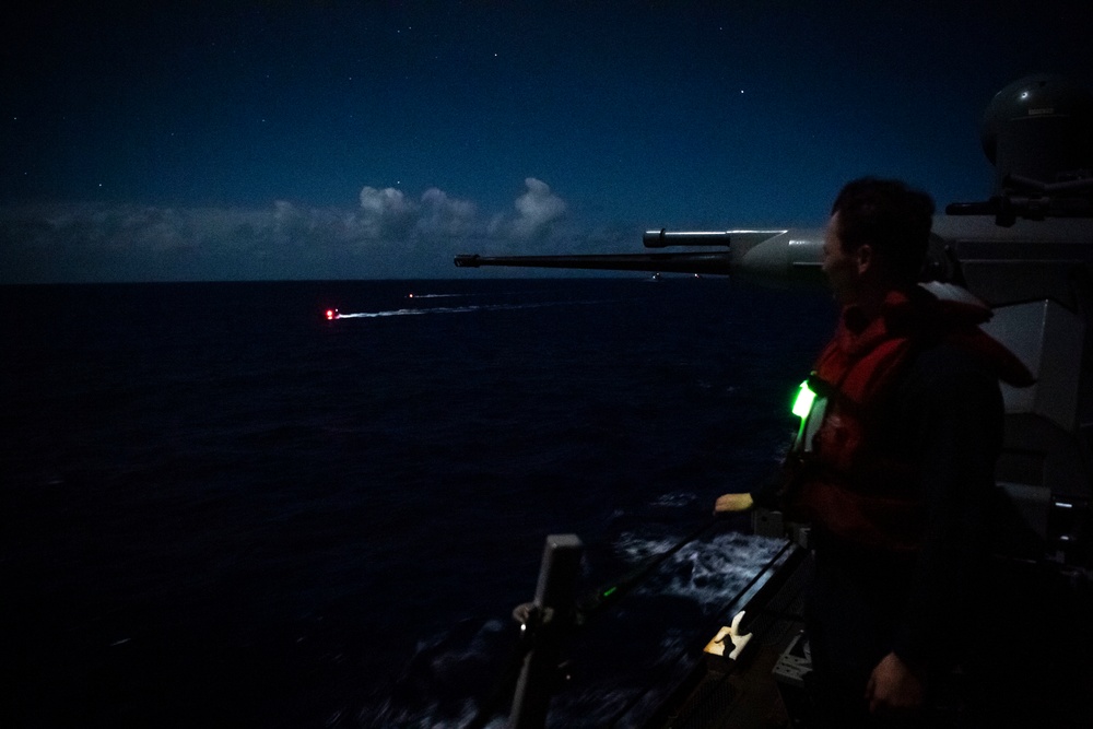 USS Dewey Night Watch