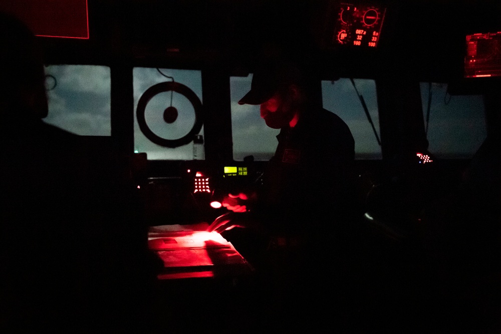 USS Dewey Night Watch