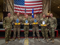 332d AEW celebrates newest senior master sergeants