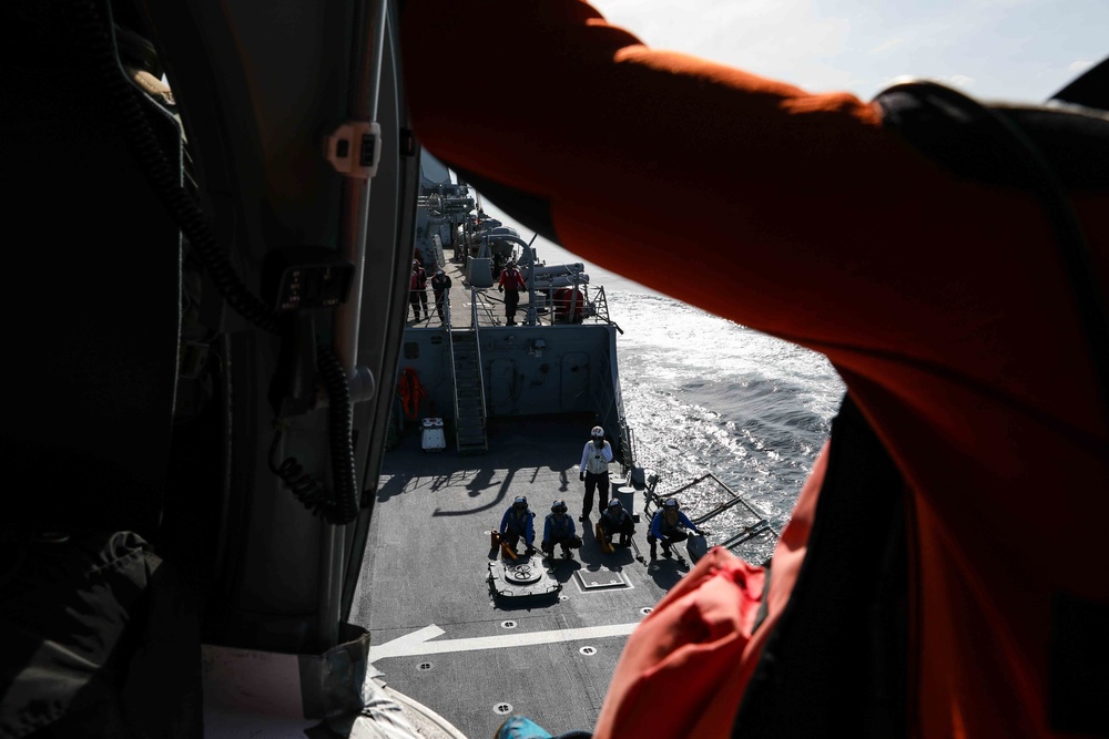 USS Ross commanding officer visits French aircraft carrier Charles de Gaulle