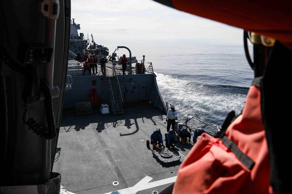 USS Ross commanding officer visits French aircraft carrier Charles de Gaulle