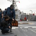 USS Ross Sailors conduct small arms shoot