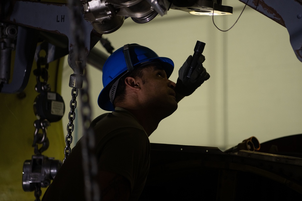 100th Maintenance Squadron Jet Engine Raise