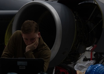 100th Maintenance Squadron Jet Engine Raise