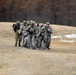 Fort McCoy Cold-Weather Operations Course students practice ahkio sled use