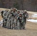 Fort McCoy Cold-Weather Operations Course students practice ahkio sled use