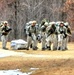 Fort McCoy Cold-Weather Operations Course students practice ahkio sled use