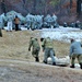 Fort McCoy Cold-Weather Operations Course students practice ahkio sled use