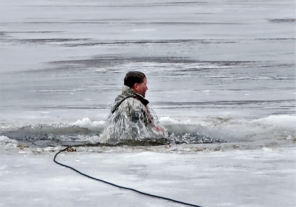 CWOC class 22-05 students jump in for cold-water immersion training