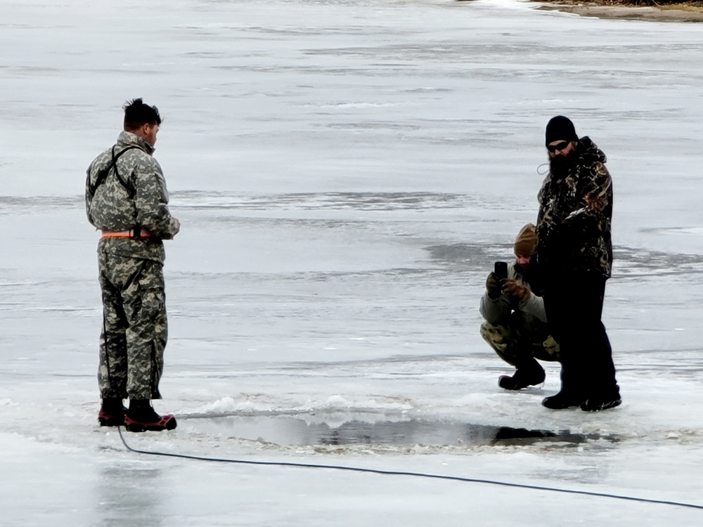 CWOC class 22-05 students jump in for cold-water immersion training