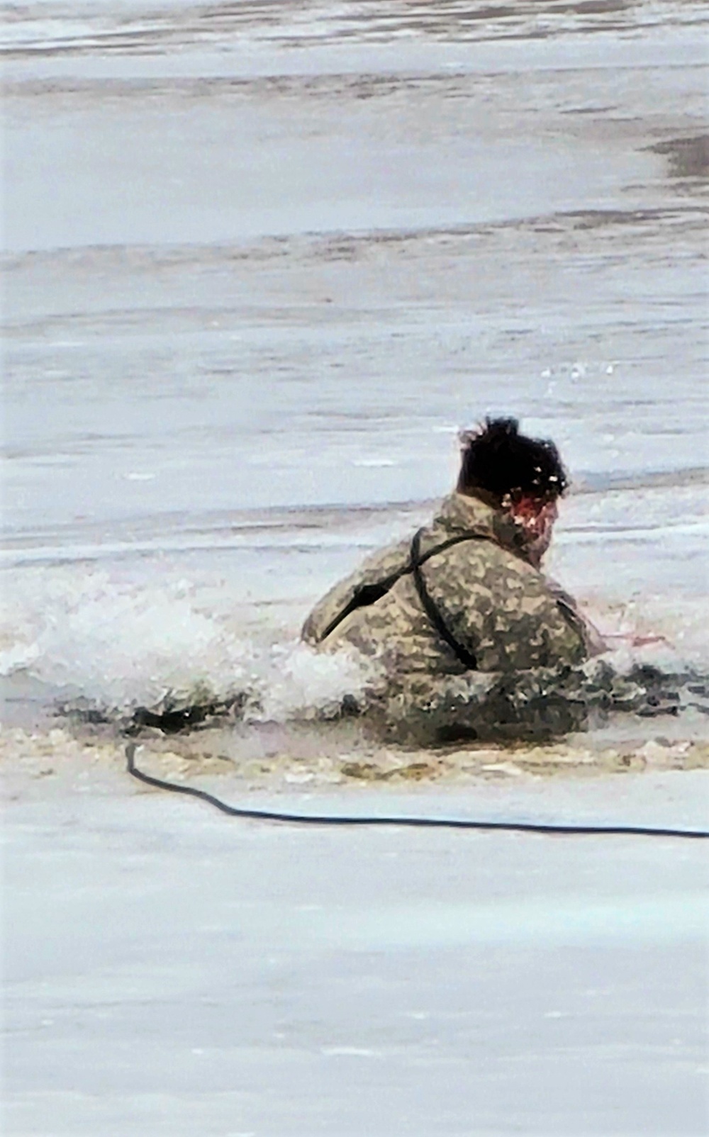 CWOC class 22-05 students jump in for cold-water immersion training