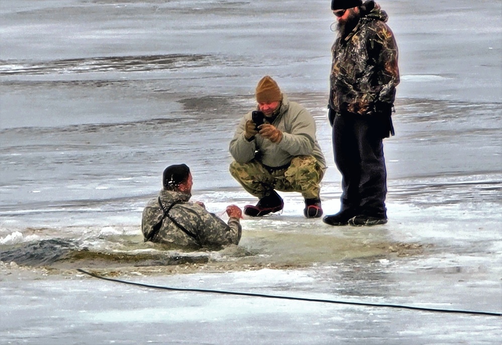 CWOC class 22-05 students jump in for cold-water immersion training