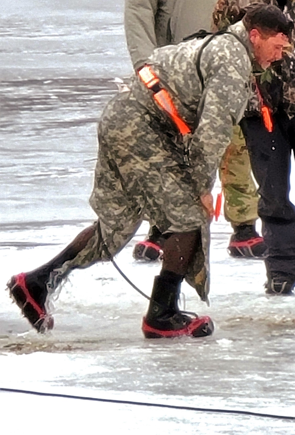 CWOC class 22-05 students jump in for cold-water immersion training