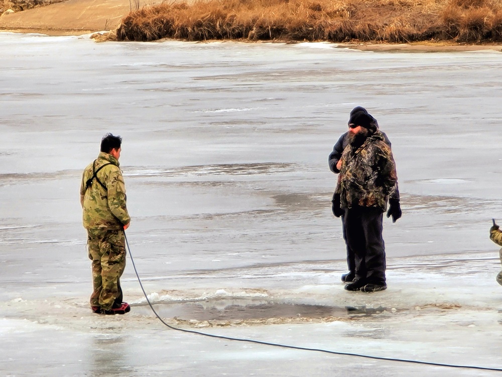 CWOC class 22-05 students jump in for cold-water immersion training