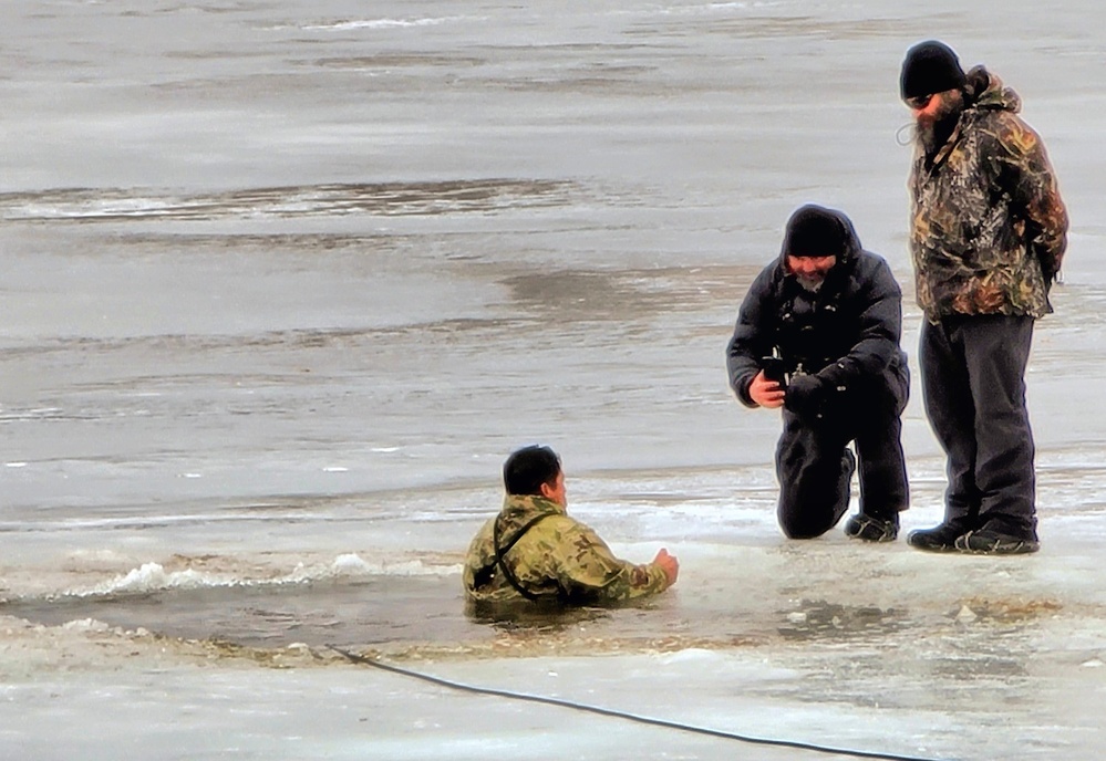 CWOC class 22-05 students jump in for cold-water immersion training