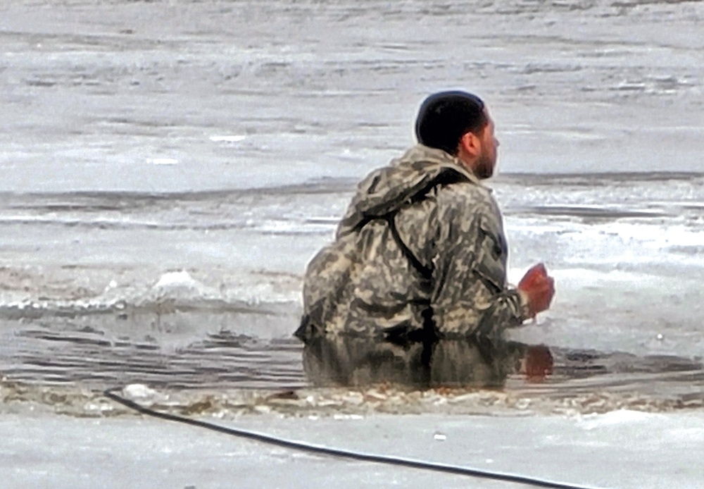 CWOC class 22-05 students jump in for cold-water immersion training