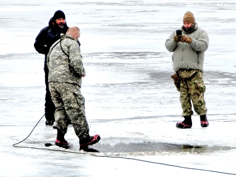 CWOC class 22-05 students jump in for cold-water immersion training