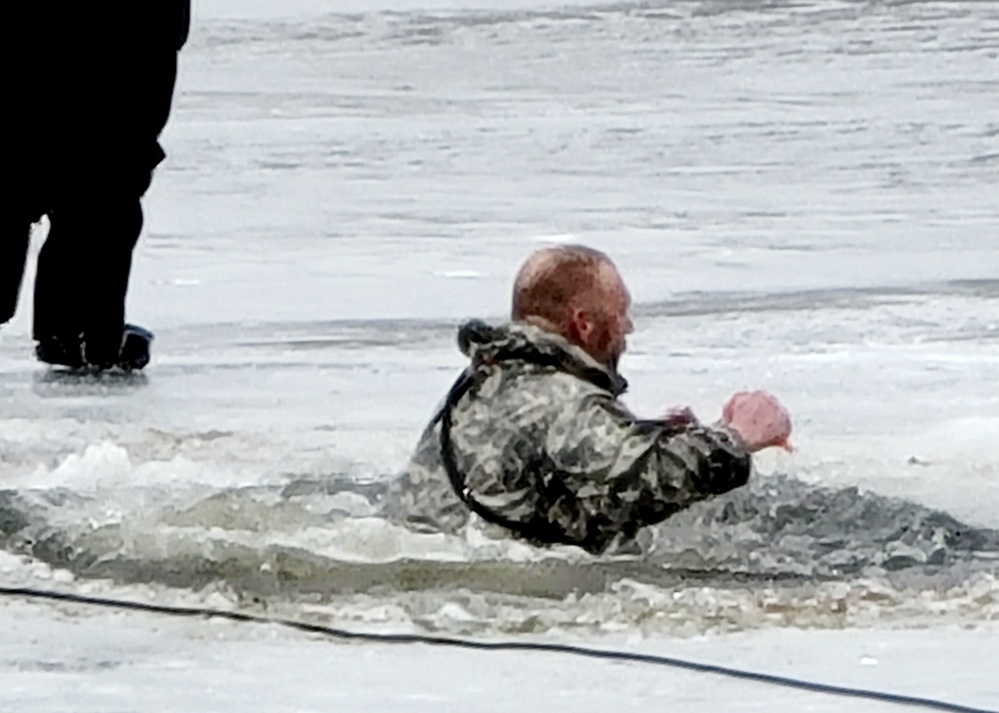 CWOC class 22-05 students jump in for cold-water immersion training