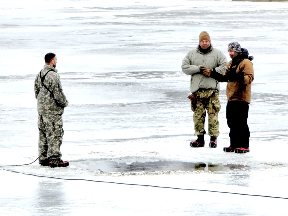 CWOC class 22-05 students jump in for cold-water immersion training