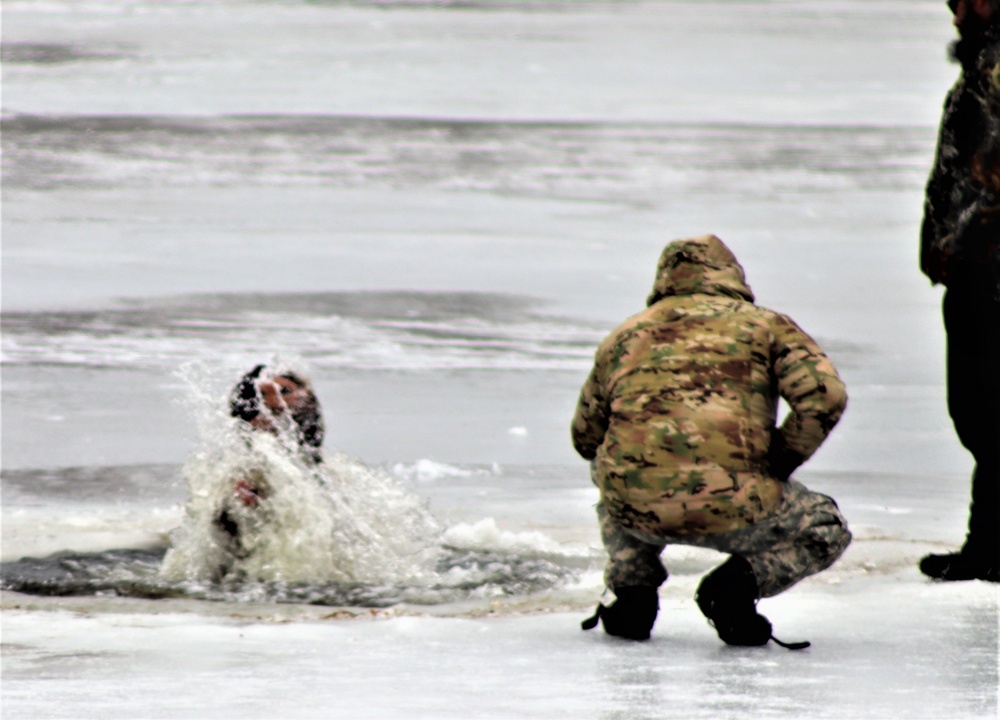 CWOC class 22-05 students jump in for cold-water immersion training