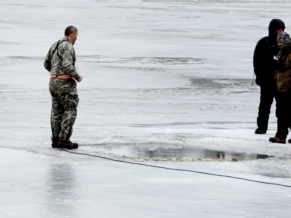 CWOC class 22-05 students jump in for cold-water immersion training