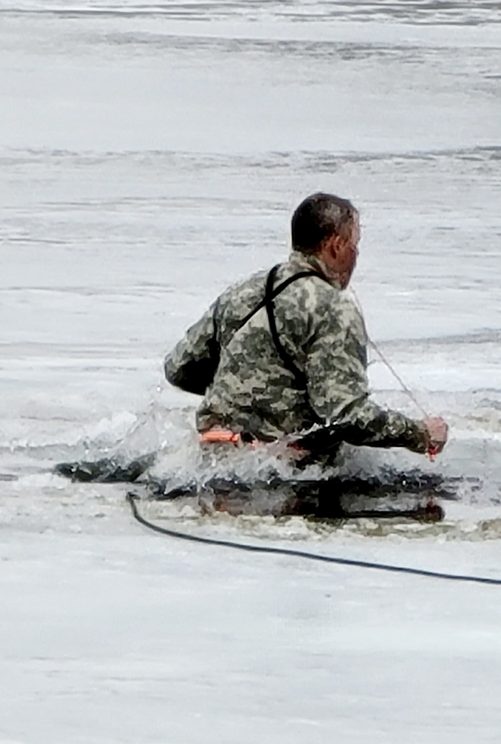 CWOC class 22-05 students jump in for cold-water immersion training