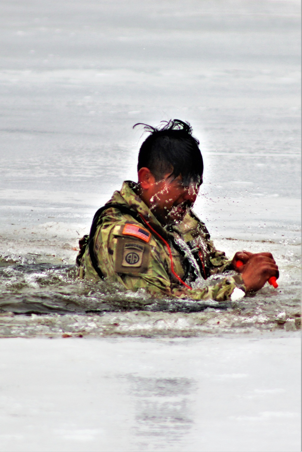 CWOC class 22-05 students jump in for cold-water immersion training