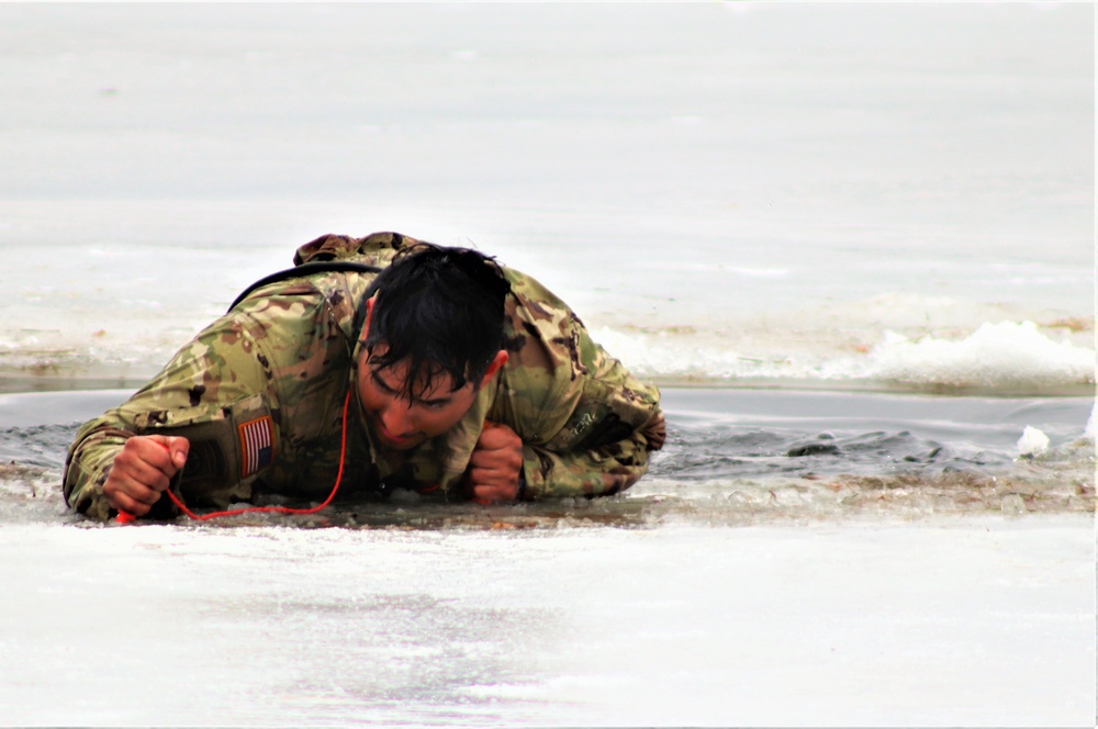 CWOC class 22-05 students jump in for cold-water immersion training at Fort McCoy